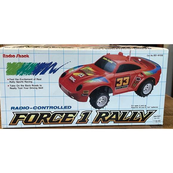 Vintage Radio Shack Force 1 Rally Radio-Controlled Car TESTED - Picture 3 of 5